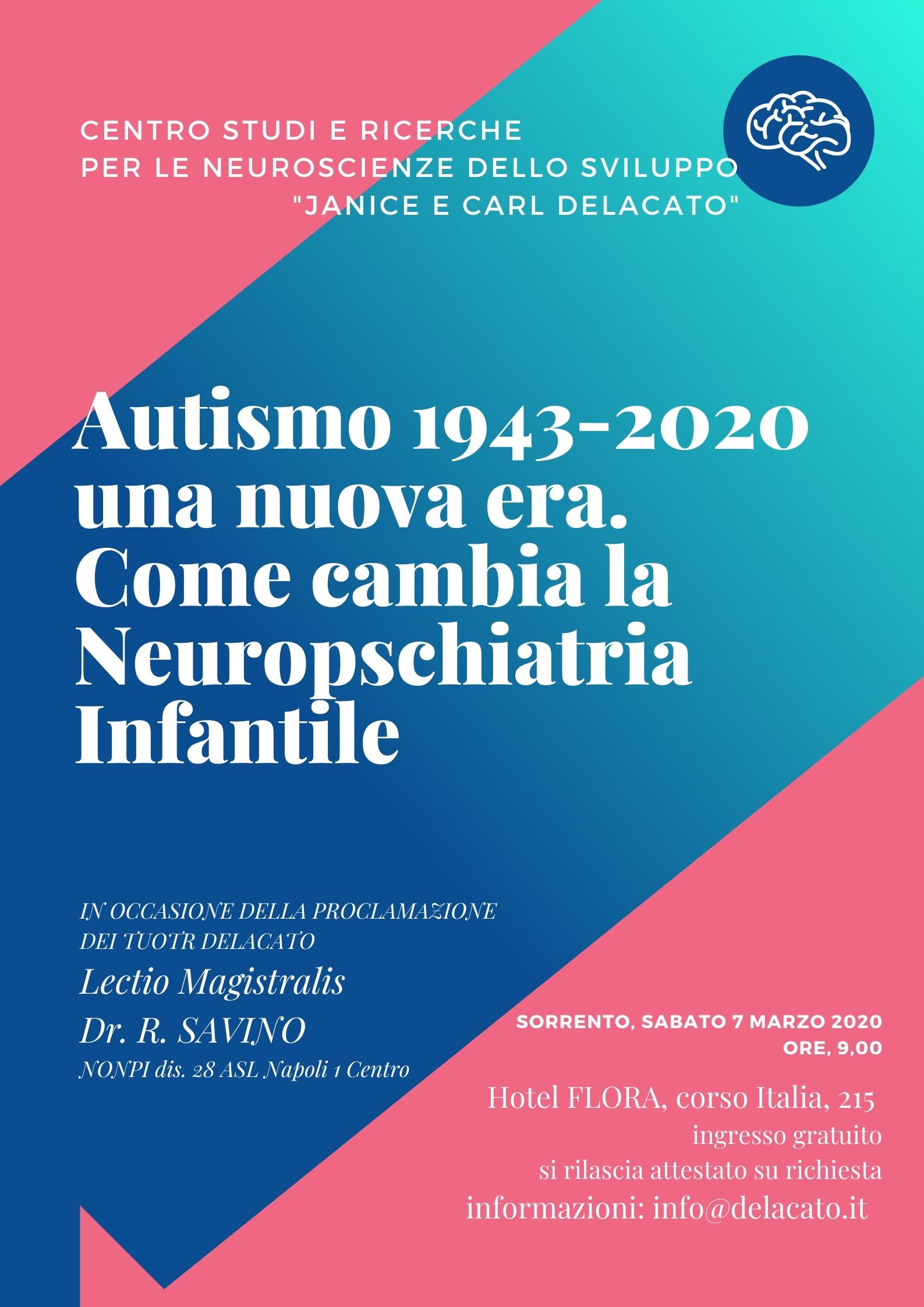 CONVEGNO marzo 2020